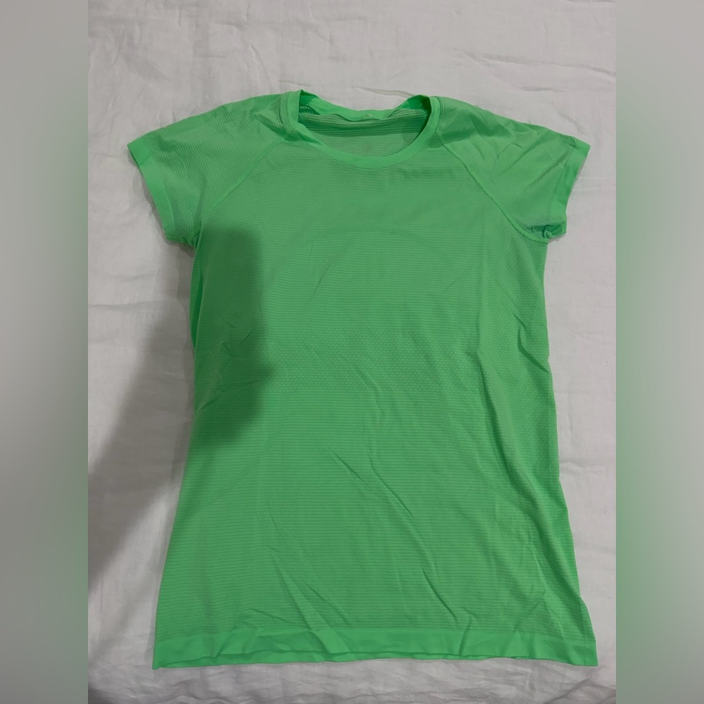 lululemon athletica Neon Green Performance Tee